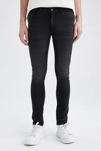 DeFacto Skinny-fit-Jeans Herren Skinny-fit-Jeans SUPER SKINNY FIT DENIM