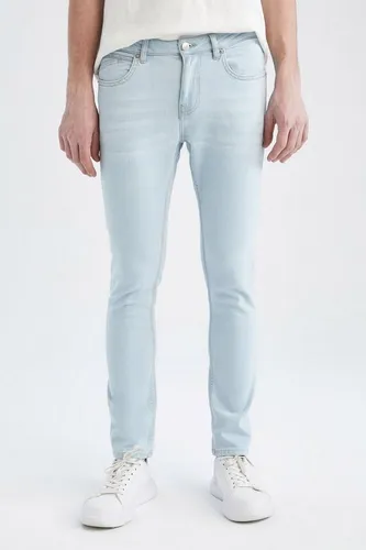 DeFacto Skinny-fit-Jeans Herren Slim-fit-Jeans CARLO - SKINNY FIT DENIM