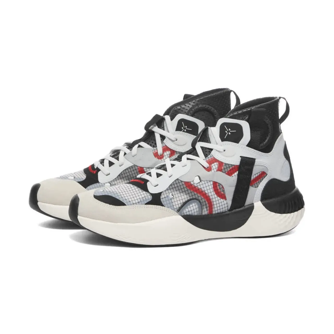 Delta 3 SP Sneakers in Sail/Black-University Red-Grey Nike