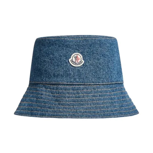 Denim Bucket Hat Casual Style Moncler