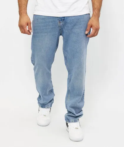 Denim Distriqt Loose-fit-Jeans Lässige Baggy Herren Jeans Hip Hop Jeans Hellblau W31/L34