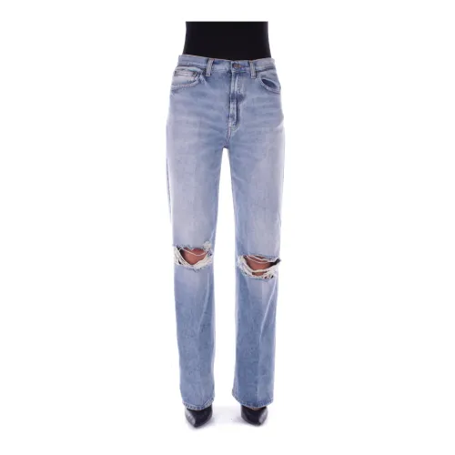 Denim Jeans mit Logo Hintertasche Dondup