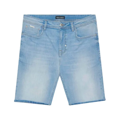 Denim Shorts Blau Bermuda Stil Antony Morato