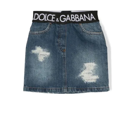 Denim Skirts Dolce & Gabbana