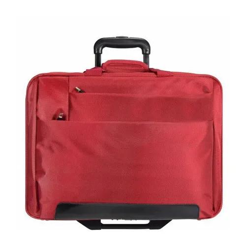 Dermata 2-Rollen Businesstrolley 44,5 cm Laptopfach rot