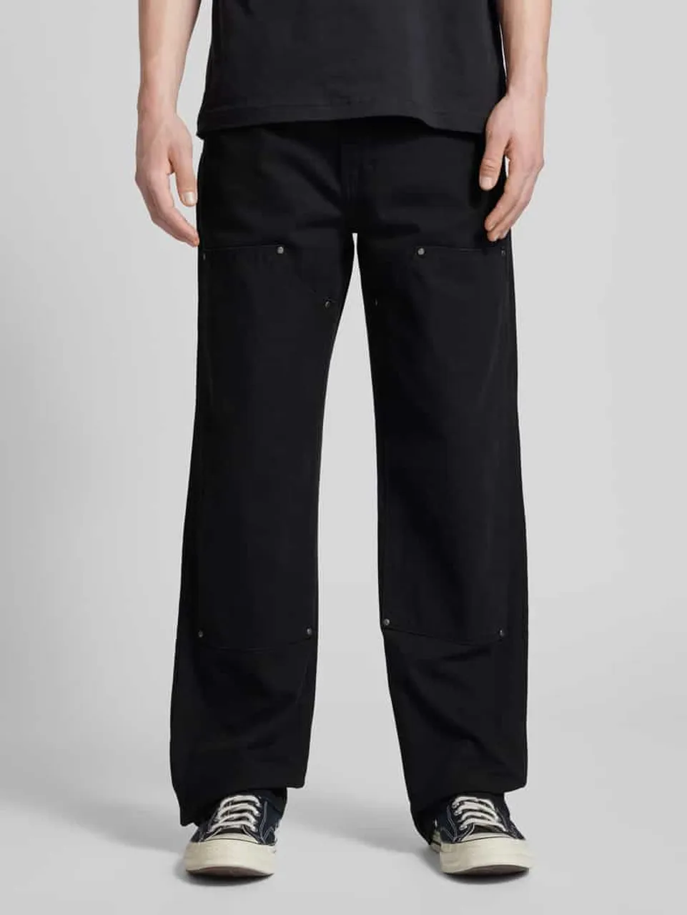 Dickies Regular Fit Stoffhose im 5-Pocket-Design Modell 'DUCK' in Black