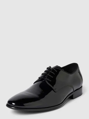 DIGEL Derby-Schuhe aus Leder mit Schnürung Modell 'SILVANO' in Black