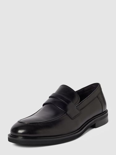 DIGEL Penny-Loafer-Schuhe mit Schnürverschluss Modell 'Sokrates' in Schwarz
