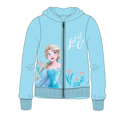 Disney Frozen Sommerjacke Leichte Jacke mit Kapuze, Motiv: Elsa "Let it Go", Gr. 104 bis 134