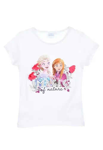 Disney Frozen T-Shirt Anna & Elsa T-Shirt Mädchen Sommer Shirt