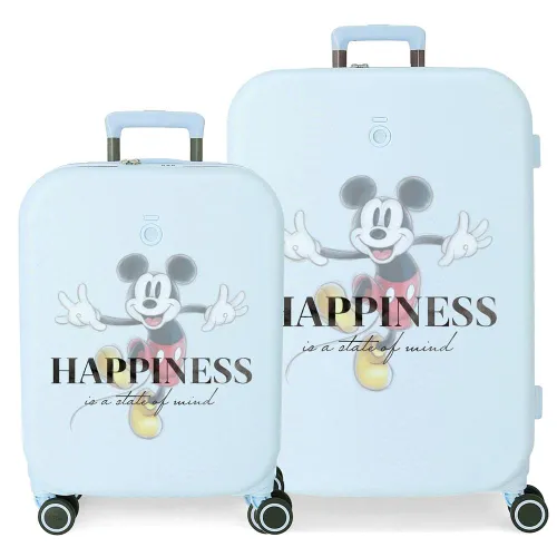 Disney Mickey Happiness Blue Koffer Set 55/70 cm Starres