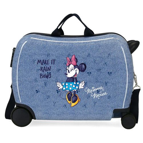 Disney Minnie Make it Rain Bows Kinder Koffer Blau 50 x 38