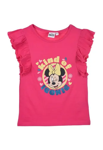 Disney Minnie Mouse T-Shirt Mädchen T-Shirt kurzarm Shirt Kinder Oberteil Sommer