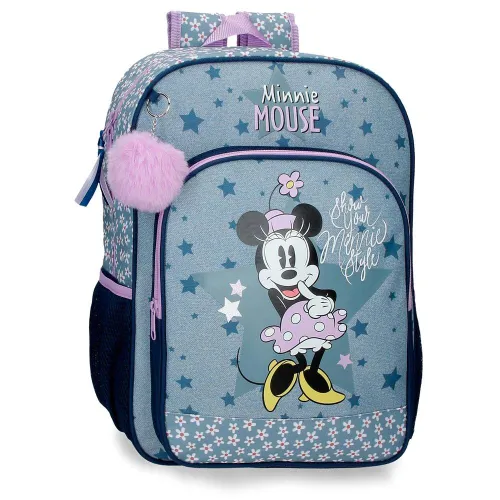 Disney Minnie Style Schulrucksack mit blauem Trolley