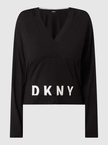 DKNY Hoodie mit Stretch-Anteil in Black