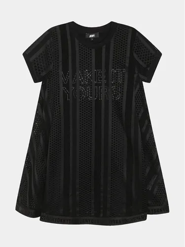DKNY Kleid für den Alltag D32899 S Schwarz Regular Fit