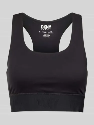DKNY PERFORMANCE Bustier mit Karree-Ausschnitt Modell 'BALANCE' in Black