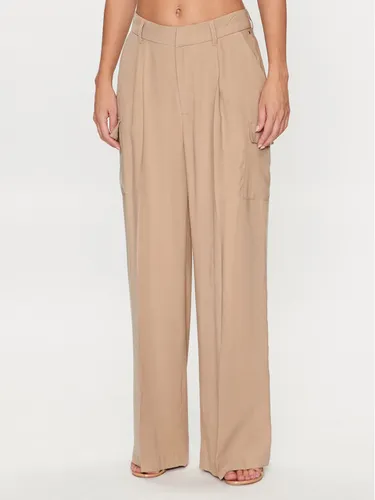 DKNY Stoffhose P3BKTR20 Beige Relaxed Fit