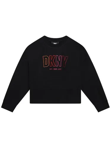 DKNY Sweatshirt D35S94 S Schwarz Regular Fit
