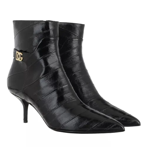 Dolce&Gabbana Boots & Stiefeletten - Logo Ankle Boots Leather