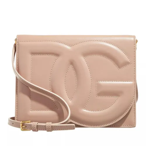 Dolce&Gabbana Crossbody Bags - Logo Shoulder Bag - Gr. unisize - in Beige - für Damen