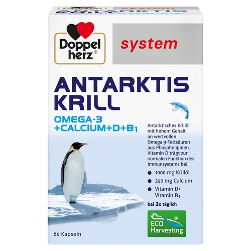 Doppelherz - Antarktis Krill system Kapseln Mineralstoffe