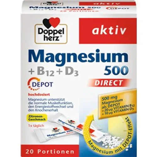 Doppelherz Energie & Leistungsfähigkeit Magnesium + B12 D3 Vitamine Unisex