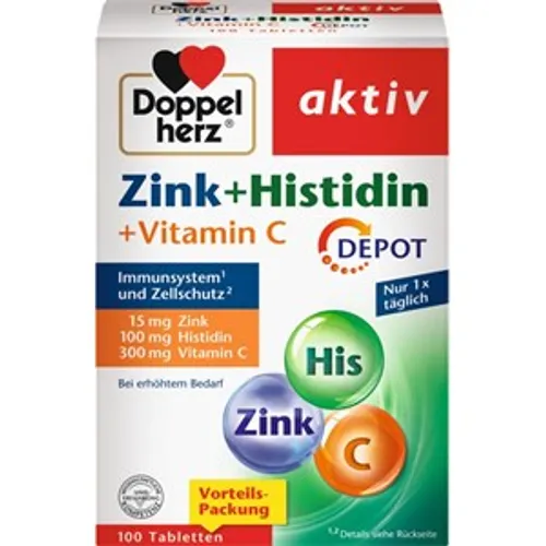 Doppelherz Herz-Kreislauf Zink+Histidin Depot Tabletten aktiv Vitamine Damen