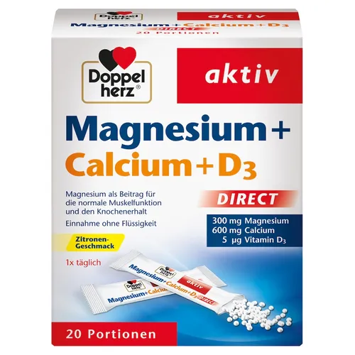 Doppelherz - Magnesium+Calcium+D3 DIRECT Pellets Mineralstoffe