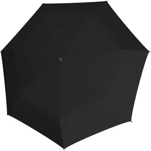 doppler® Taschenregenschirm Fiber Fun uni, schwarz