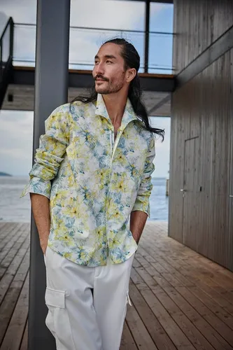 Doris Hartwich Langarmhemd Cavu - das Malerhemd mit Resort-Kragen