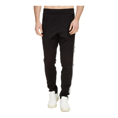 Double Question Mark Sweatpants, Gerades Bein, Mittlere Taille Moschino
