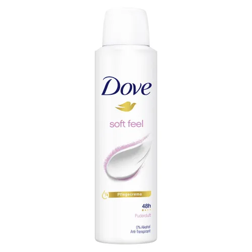 Dove Anti-Transpirant Deo-Spray Soft Feel Puderduft 0%