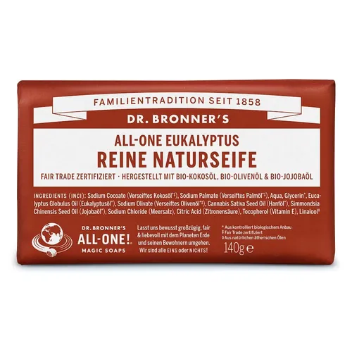 Dr. Bronner's - Eukalyptus - All-One Reine Naturseife 140g Seife