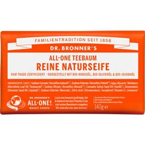 Dr. Bronner's Feste Seife All-One Teebaum Reine Naturseife Damen