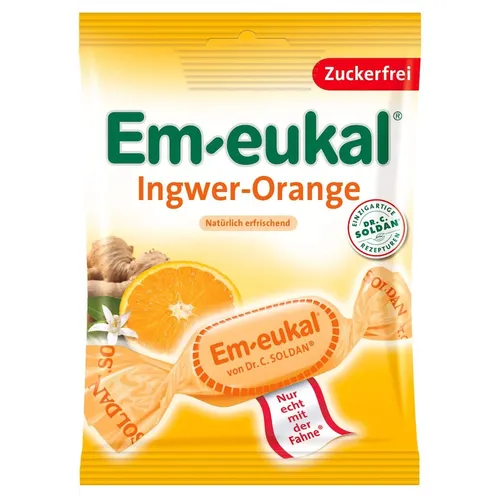 Dr. C. SOLDAN - EM-EUKAL Bonbons Ingwer Orange zuckerfrei 075 kg