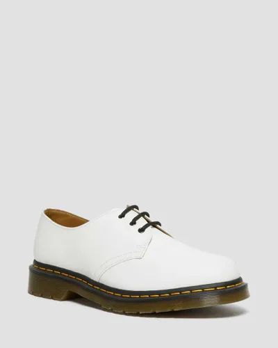 Dr. Martens 1461 Glatte Schuhe, Leder in Weiß, Größe: 36