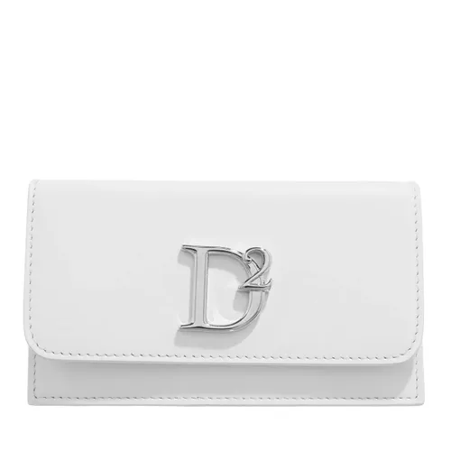 Dsquared2 Portemonnaie - D2 Statement Credit Card Holder - Gr. unisize - in Weiß - für Damen