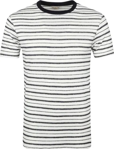 Dstrezzed T Shirt Reversed Streifen Weiß