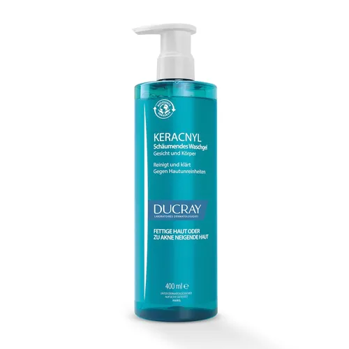 Ducray - KERACNYL Waschgel - Reinigung bei unreiner Haut und Akne Anti-Akne 0.4 l