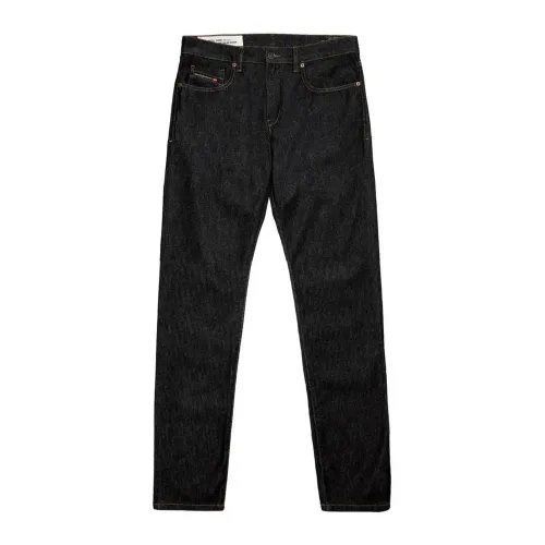 Dunkelblaue Five-Pocket Denim Jeans Diesel