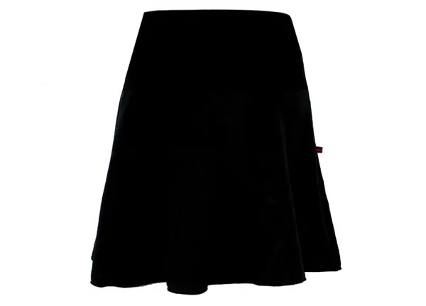 dunkle design Minirock Fleece 45cm Farbwahl elastischer Bund