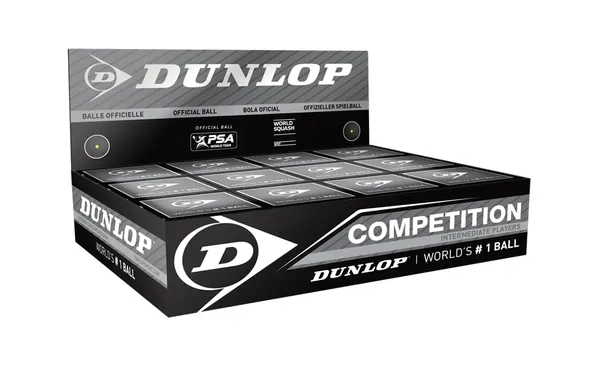 Dunlop Squashbälle Competition gelb