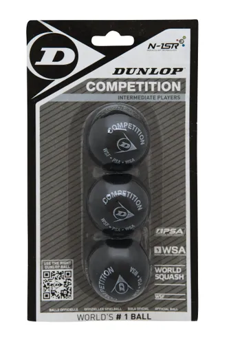 Dunlop Squashbälle Competition gelb