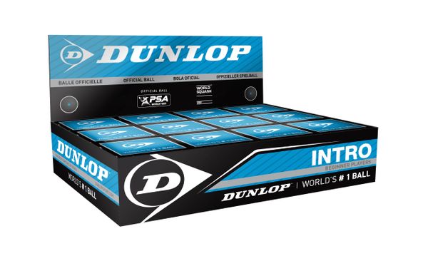 Dunlop Squashbälle Intro blau