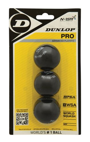 Dunlop Squashbälle Pro doppelgelb