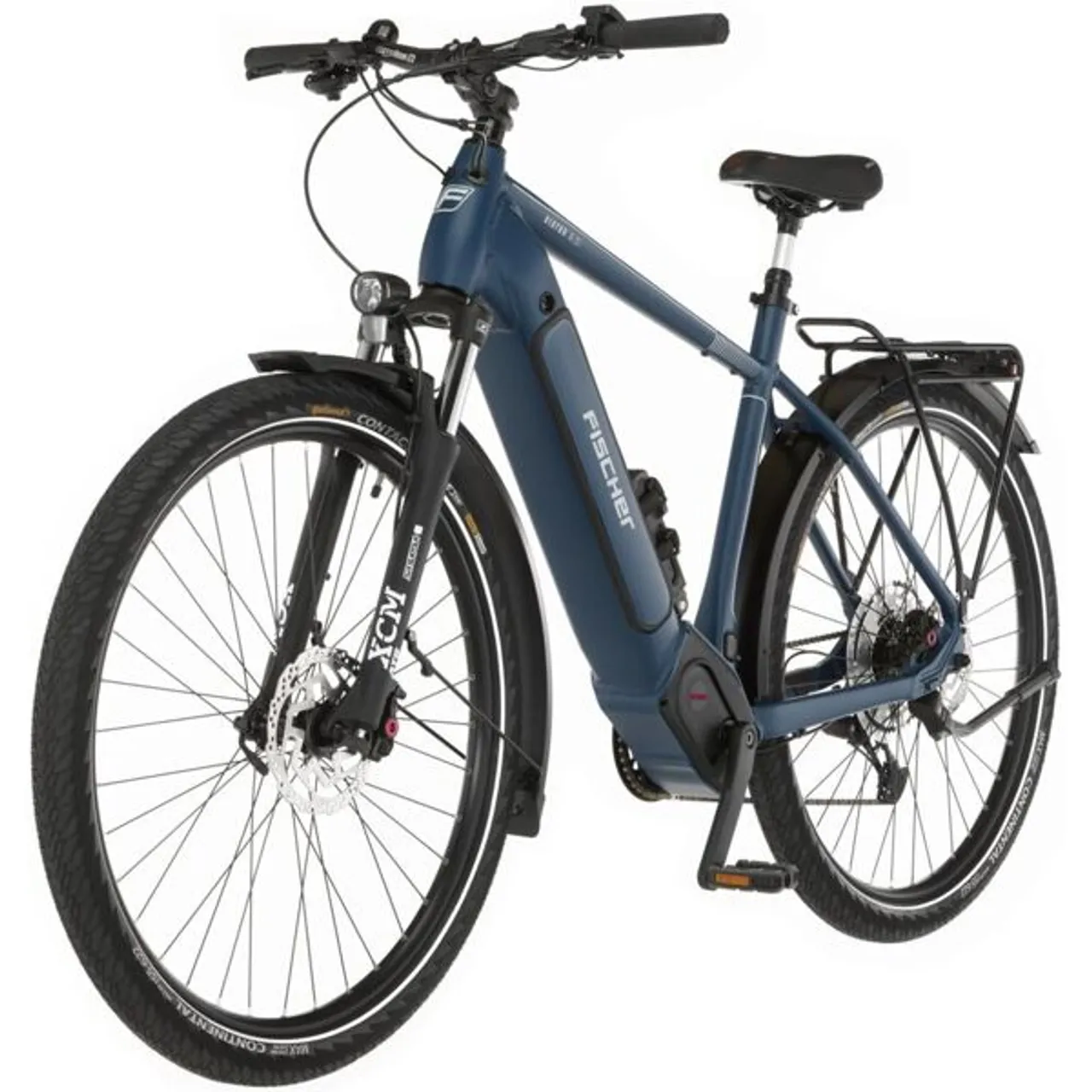 E-Bike FISCHER FAHRRAD "VIATOR 8.0I 711 55" E-Bikes Gr. 55 cm, 28 Zoll (71,12 cm), blau (sattblau) E-Bikes