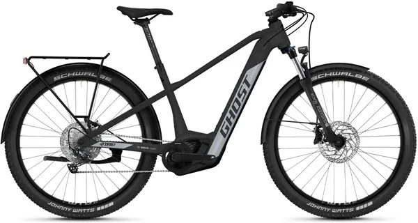 E-Bike GHOST "E-Teru B Advanced EQ" E-Bikes Gr. 38 cm, 27,5 + Zoll (69,85 cm), grau (dunkelgrau, hellgrau) E-Bikes