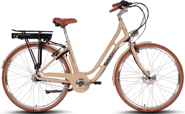 E-Bike SAXXX "CLASSIC PLUS 2.0" E-Bikes Gr. 50 cm, 28 Zoll (71,12 cm), braun (cappuccino glanz) E-Bikes