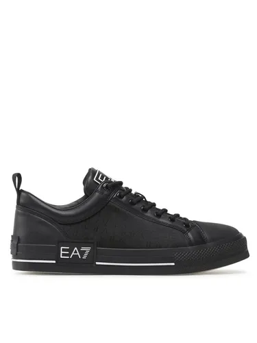 EA7 Emporio Armani Sneakers aus Stoff X8X135 XK294 S387 Schwarz